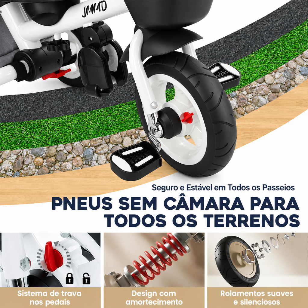 Triciclo Familiar 8 em 1