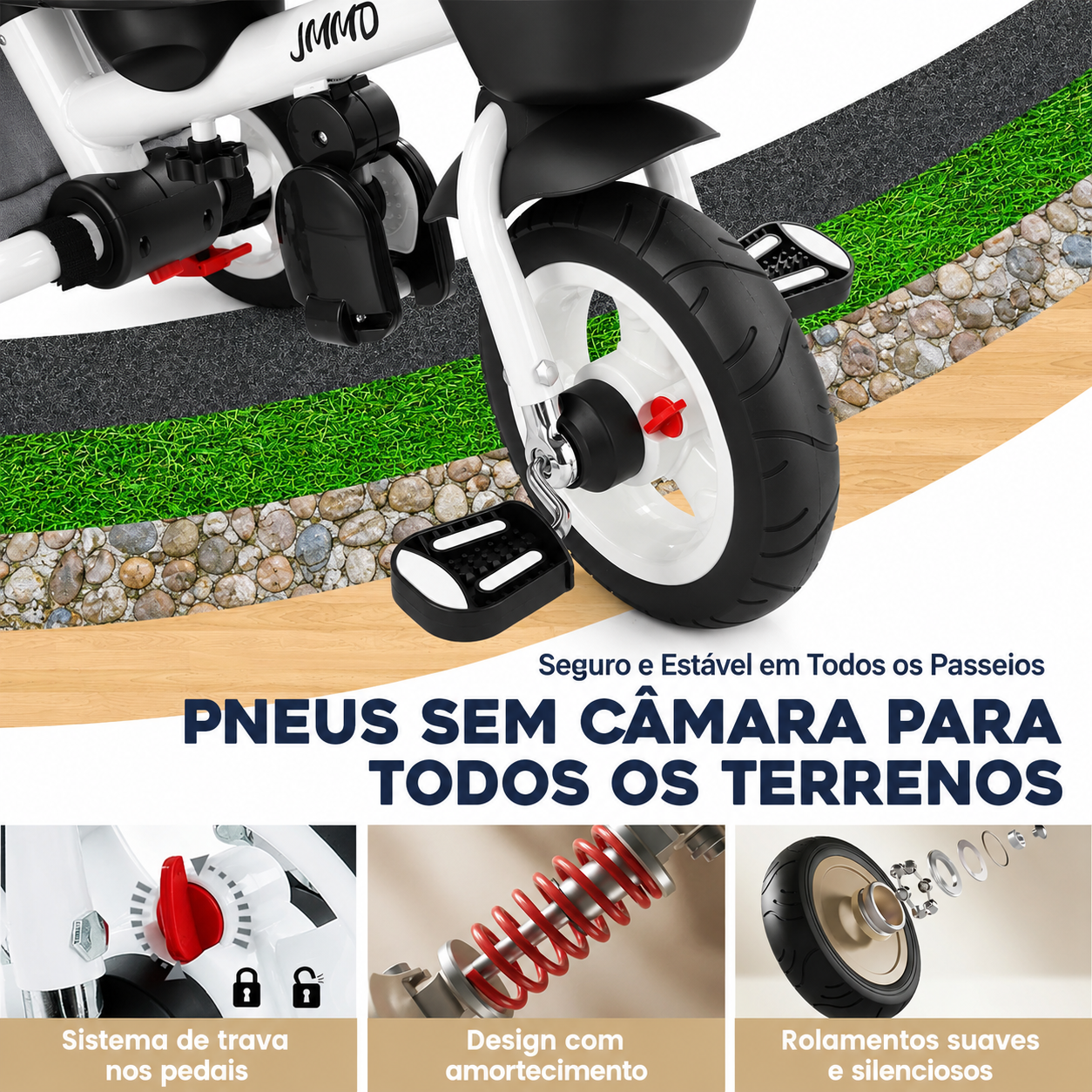 Triciclo Familiar 8 em 1