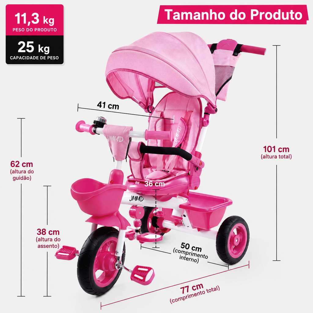 Triciclo Inicial 7 em 1