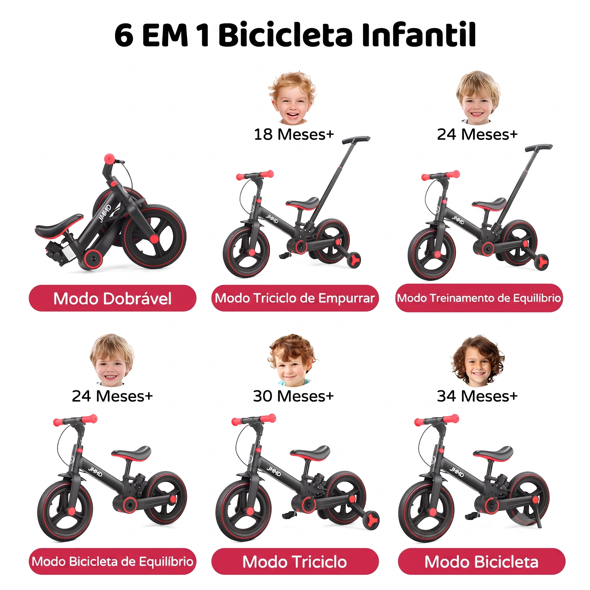 Bicicleta S900 Cresce Comigo